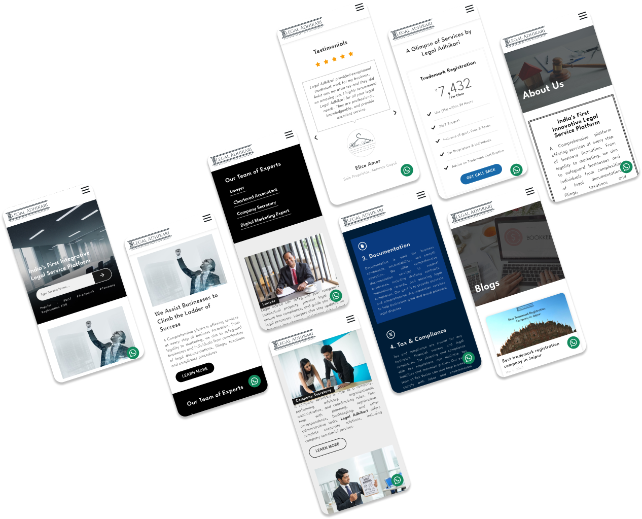 Mobile Screen Website Image